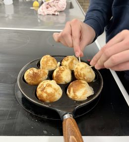 Æbleskiver i laaaange baner!