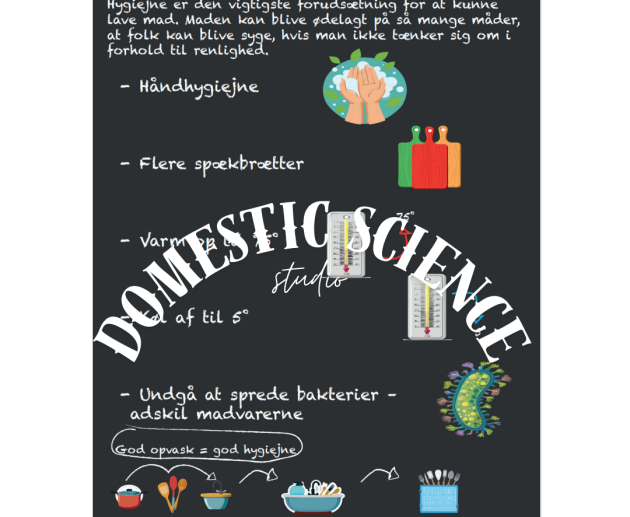 Hygiejne med vandmaerke | Domestic Science